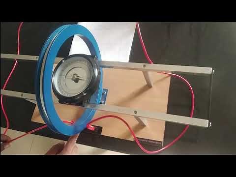 Magnetic Field Intensity by Deflection Method _Physics Experiment