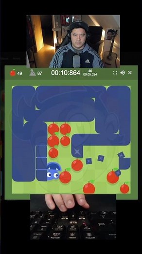 ALL Apples in 14.523 seconds (WORLD RECORD) Google Snake - 10 Apples, Small Map, Fast Statue Mode