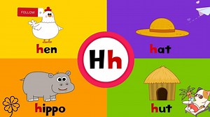 LFPS-17.字母 Hh_新拼音歌曲_小狐狸_儿童动画歌曲 Letter Hh _ New Phonics Songs _ Little Fox _ A