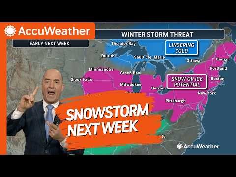 Arctic Surge to Fuel Storm With Snow and Ice Next Week