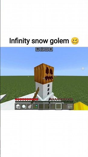 Infinity snow golem 🥴