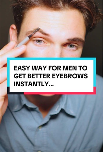 Easy way for men to get better eyebrows instantly… - #mensgrooming #eyebrows #menseyebrows #eyebrowpencil #eyebrowtutorial