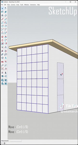 SketchUp Architecture Tutorial: Creating Lattice with Lattice Maker