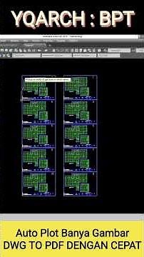 Auto Plot Multiple Images In Model #drafter #autocad #tutorial #autocadtutorial #engineering