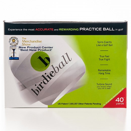 BirdieBall Dozen | Full-Swing Limited Flight Practice Golf Balls (pack of 12)