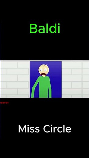 Miss Circle Vs Baldi Part 1 || (Stick Nodes)