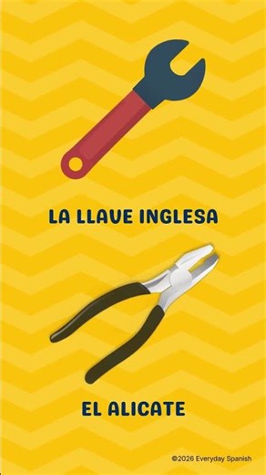 Tools in Spanish - Las Herramientas - Native Speaker Pronunciation