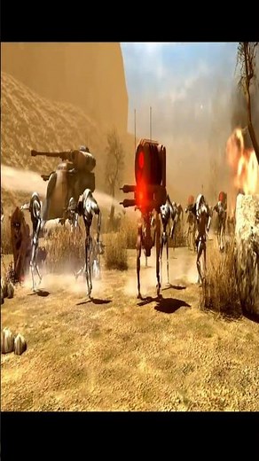 Battle of Balmorra! Battle Droid Army vs. Clone Trooper Defenses Scene STAR WARS | Cinematic Short