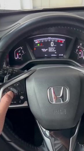 Honda crv Oil Life Reset