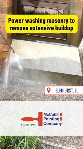 Power Washing Exterior Masonry - McCahill Painting