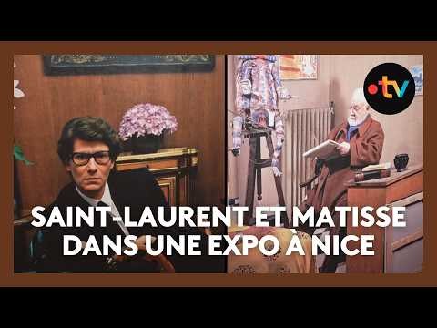 À Nice, une exposition explore les liens entre Henri Matisse et Yves Saint-Laurent