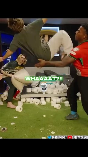 IShowSpeed and JasonTheWeen Backflip Gone Wrong! 💀 #ishowspeed