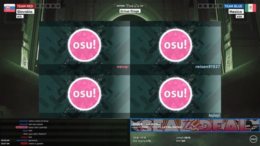[osu!T]TWC 2026 小组赛[D组](斯洛伐克)vs(墨西哥)