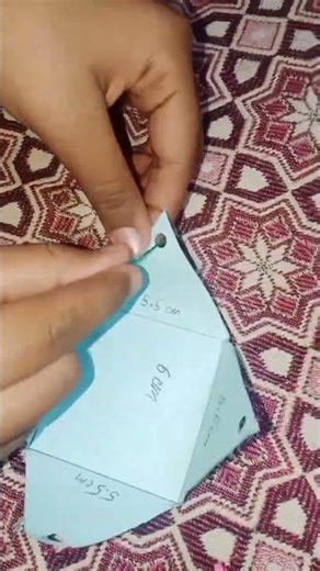 Square Pyramid 3d paper craft #highlighteveryone