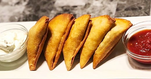 Fried Stuffed Taco Samosas Recipe