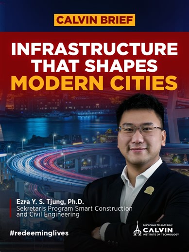 𝗜𝗻𝗳𝗿𝗮𝘀𝘁𝗿𝘂𝗰𝘁𝘂𝗿𝗲 𝘁𝗵𝗮𝘁 𝗦𝗵𝗮𝗽𝗲𝘀 𝗠𝗼𝗱𝗲𝗿𝗻 𝗖𝗶𝘁𝗶𝗲𝘀 🏗️ Kota modern tidak hanya dibentuk oleh gedung tinggi, tetapi oleh infrastruktur yang menopang pergerakan, konektivitas, dan kualitas hidup jutaan orang setiap hari. Dari jalan layang hingga terowongan MRT, rekayasa teknik sipil memegang peran kunci dalam membentuk wajah dan fungsi kota. Di Calvin Brief kali ini, kita membahas: ⚡ Infrastruktur horizontal dan perannya dalam kota padat ⚡ Overbridge: beam bridge & balanc
