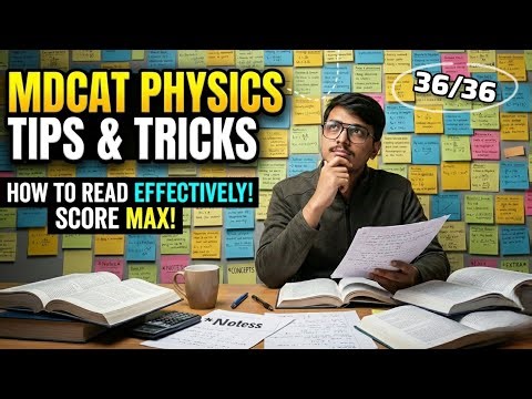 MDCAT Physics: Tips & Tricks and CONCEPTS clearing methods 😍🤯