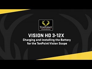 How to Charge & Install the Batteries in the TenPoint VISION HD Scope | TenPoint Crossbows