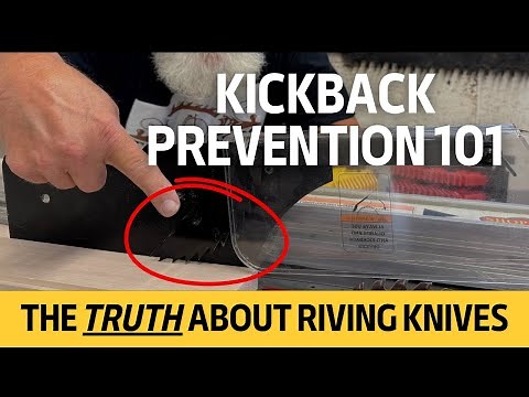 Kickback Prevention 101: The Truth About Riving Knives
