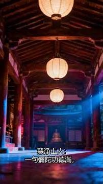 《慧浄上人: 一句彌陀功德滿， 每日功課盡管念》#善導大師#淨土宗#阿彌陀佛 #本願力#他力救度#正行 #雜行#專稱佛名#專修念佛 #正定之業#佛光攝受#四十八願#往生極樂#稱名念佛#信願行#佛號功德