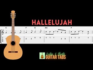 Jeff Buckley- Hallelujah GUITAR TAB