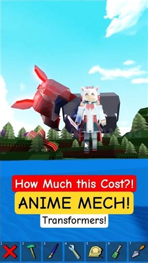 Roblox Build a Boat for Treasure Transformer Anime Mech! How Much Blocks?! #babft #roblox