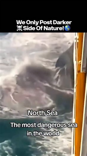 SavageNatureX - Nature Has No Mercy on Instagram: "🌊⚠️ The Most Dangerous Sea on Earth — The North Sea 😱 This water looks calm… but it’s one of the deadliest seas on the planet. The North Sea is known for brutal storms, freezing temperatures, and waves that rise without warning — turning ships into toys and survival into a nightmare. 💡 Why the North Sea Is So Deadly: ✔ Sudden storms with zero warning 🌪 ✔ Freezing water causes hypothermia in minutes 🧊 ✔ Massive waves smash ships and oil rigs