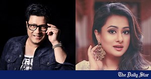 Ferdous-Purnima’s romantic sequence for BTV’s 'Anandamela'