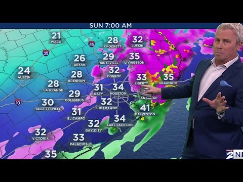 Winter Storm Watch Issued for Houston | Jan 22, 9 AM Weather Update