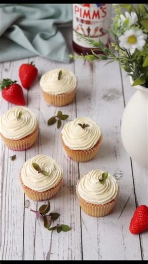 Pimms Cupcakes | Summer Cupcake Recipe