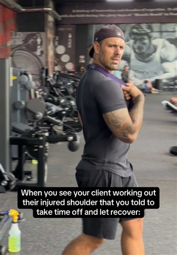 Gym Humor: Ignoring Injury Recovery