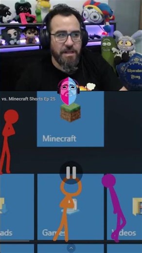 Purple isn't bad #minecraft #animationvsminecraft #stickman #alanbecker #shorts #reaction