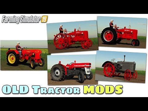 FS19 | Old Tractor Mods (2020-01-24) - review