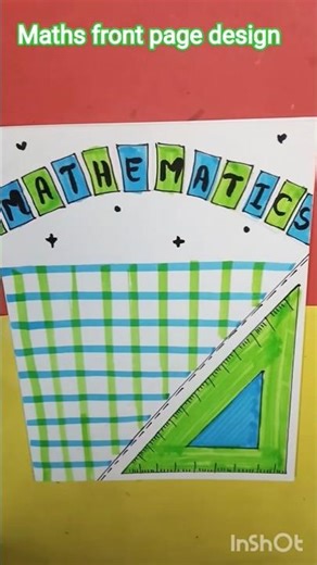 easy front page design #mathematics #maths #youtubeshorts #shorts #frontpage