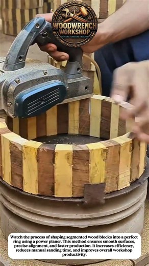 Amazing Wood Ring Crafting Process | Precision Planing & Smart Productivity #usa #woodworking