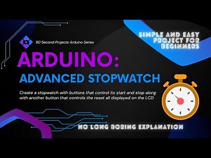 Quick and Easy Project- 90 second Arduino Stopwatch (Code and Wiring diagram) #arduino #technology