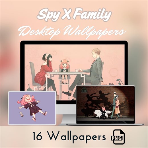 Spy X Family Wallpaper Set: Anime Desktop Backgrounds (digital Download) - Etsy Israel