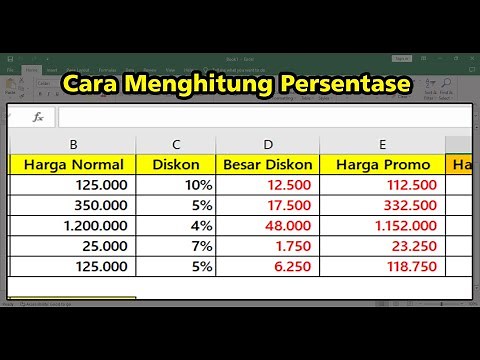 Cara Menghitung Harga Diskon di Excel dengan Mudah