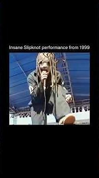 The most unhinged Slipknot performance from 1999 #numetal