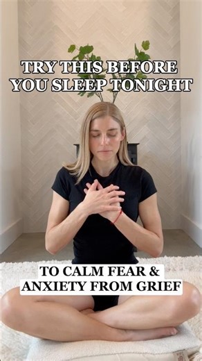 Try this tonight to release scary thoughts that show up in the middle of the night during grief.