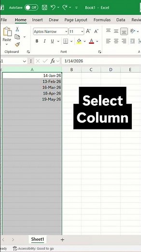 Convert Dates to Long Date Format in Excel FAST! | Excel Tips for Beginners