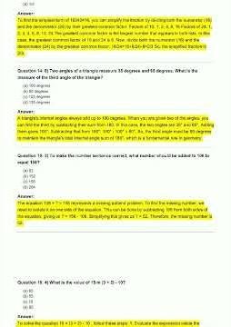 Only Grade 6 Students Can Pass This Maths ! & T video