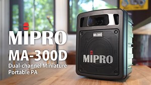 MA-300D Dual-channel Miniature Portable PA