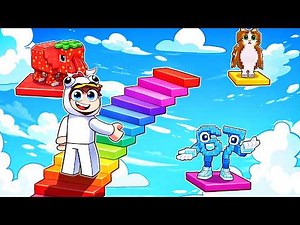 BUILDING STAIRS for ROBLOX BRAINROTS...