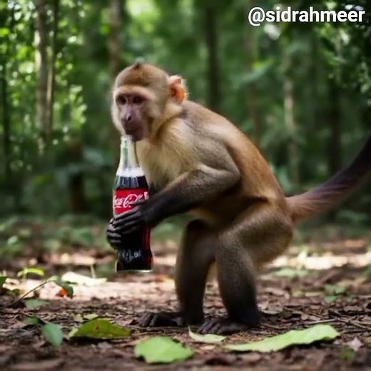 Coco Cola Song 😂 #shorts #ai #monkey