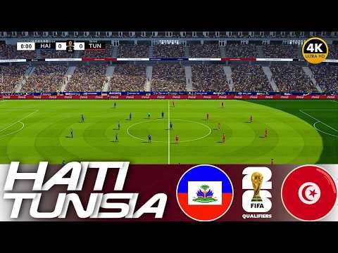 🔴HAITI 🇭🇹 vs TUNISIA 🇹🇳 | FIFA World Cup 2026 Qualifiers | Full Match Gameplay | PES 2021
