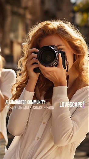 Golden hour, perfect focus 🌅 meet her → lovescape.com #photographyday #aifantasy