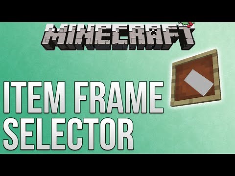 Minecraft: Item Frame Selector Tutorial (Redstone Advent Calendar)