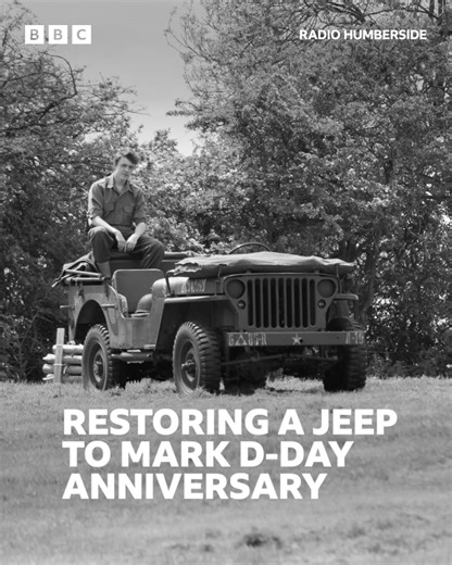 Jake and Nick tell us why they're joining the Military Vehicle Trust taking their restored Jeep to Normandy. | BBC Humberside