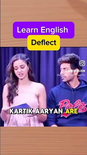 Deflect meaning #ananyapandey #kartikaaryan #bollywoodenglish #englishvocabulary #youtubeshorts